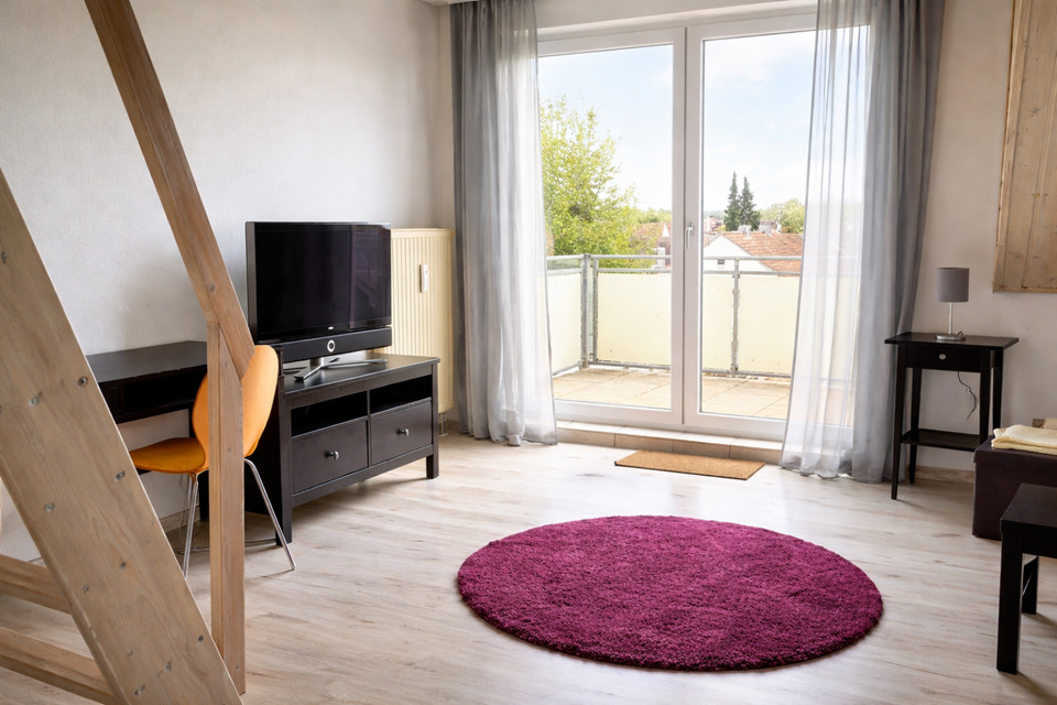 Thumbnail-Charmante, ruhige DG-Wohnung, 1,5 Zimmer, in Ingolstadt-SW