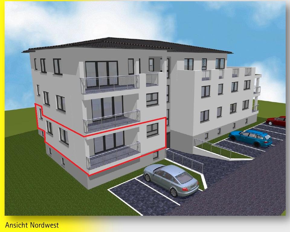 Thumbnail-Moderne 3-Zimmer-Wohnung mit 2 Stellplätzen