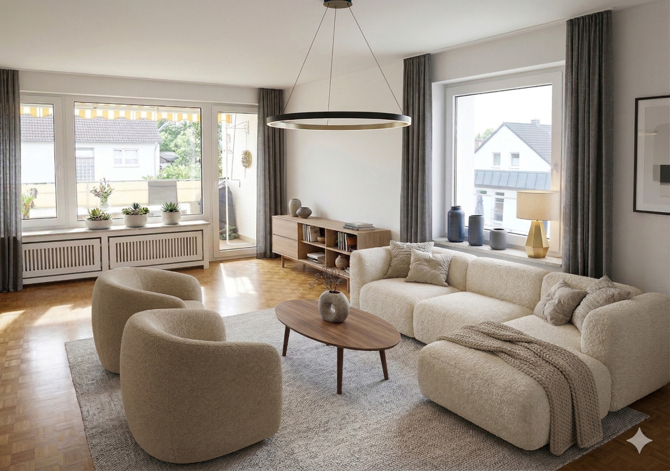 Thumbnail-Schöne 3-Zimmer-Wohnung mit 2 Balkonen im Bismarckviertel