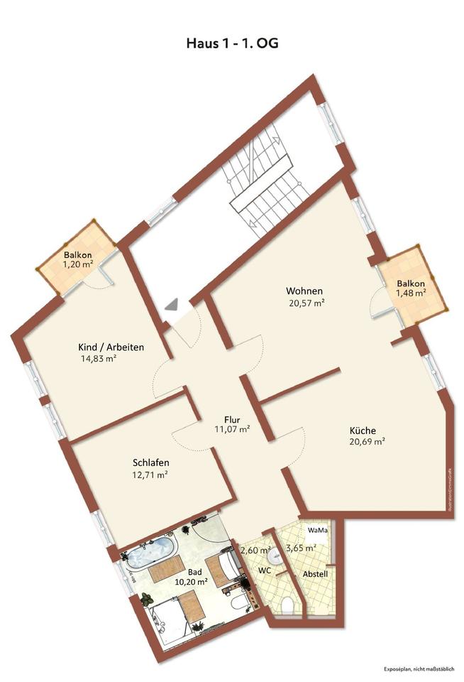 Thumbnail-3-Zimmer Wohnung mit Balkon in Bischofswerda