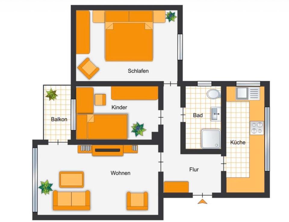 Thumbnail-3 zimmer Erdgeschoss Wohnung in Köln Dellbrück zu vermieten