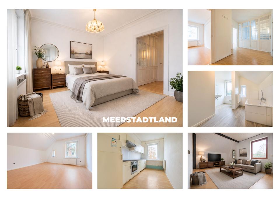 Thumbnail-Bezugsfreie 78 m² große 3-Zimmer-Wohnung mit Altbau-Stil und Garten in Itzehoe