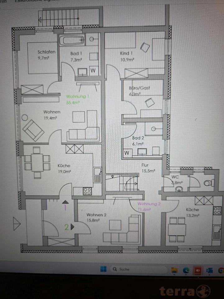 Thumbnail-Wohnung 6 Zimmer oder 2 Wohnungen in Heilsbronn-Bonnhof