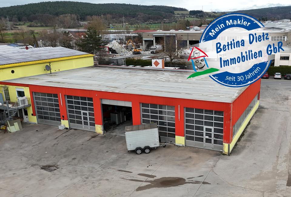 Thumbnail-DIETZ: Gewerbehalle mit Büroflächen im Gewerbegebiet von Kleinwallstadt zu vermieten!