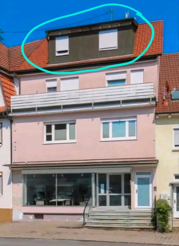 Thumbnail-Helle 1 Zimmer Dachgeschosswohnung zu vermieten in Winterlingen