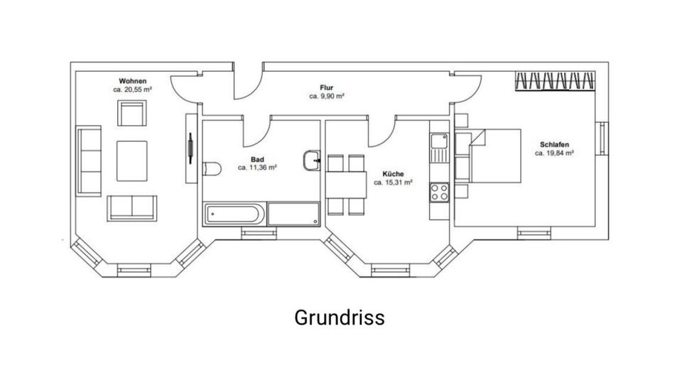 Thumbnail-WG-geeignete 2-Zimmer-Wohnung in Augsburg