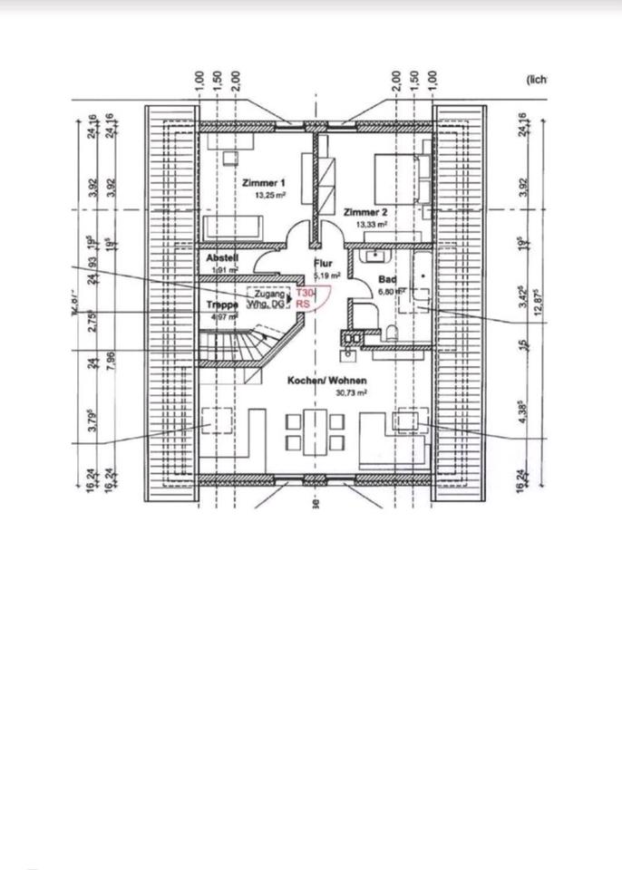 Thumbnail-3 Zimmer, Küche, Bad Wohnung im Dachgeschoß
