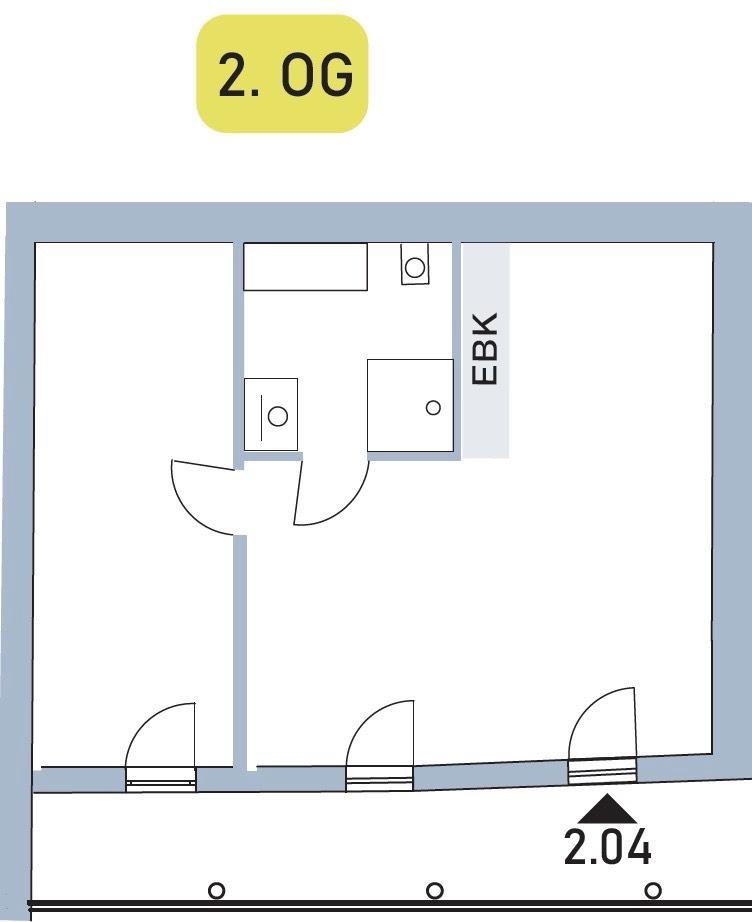 Thumbnail-Gemütliche 2 Zimmer Wohnung barrierefrei mit Balkon in Tittmoning
