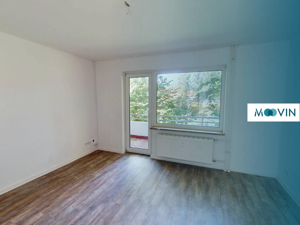 Thumbnail-Toll geschnittene 3-Zimmer-Wohnung mit BALKON und WANNENBAD