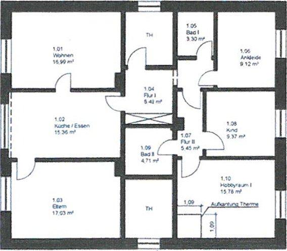 Thumbnail-5 Zimmer Wohnung in Hamm Werries mit Garten - kernsaniert