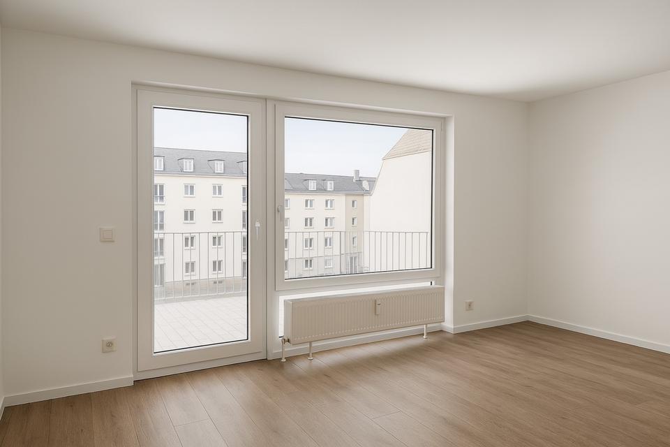 Thumbnail-Barrierearme Zwei-Zimmer-Wohnung mit Aufzug, großem Südbalkon und Stellplatz