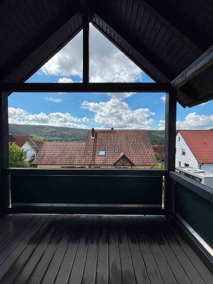 Thumbnail-Wunderschöne neue DG Wohnung mit Blick über das schöne Saaletal
