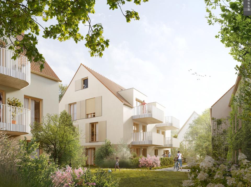 Thumbnail-Moderne, ruhige 3-Zimmer Wohnung mit EBK, Balkon, TG in Nufringen