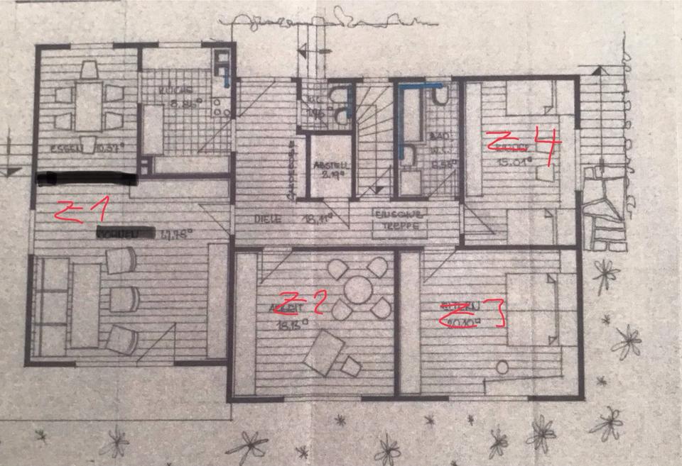 Thumbnail-1 Zimmer in bestehender 3er WG ab 1.7. frei.
