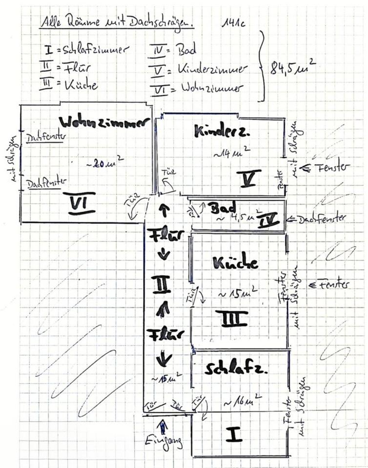 Thumbnail-Wohnung, 84,5 m², 3 ZKB, 33104 Sennelager