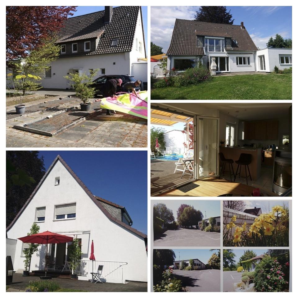 Thumbnail-Schickes saniertes Haus + Büro + Halle + 7 Garagen + Brunnen etc.