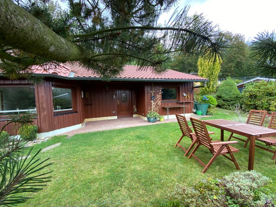 Thumbnail-Ferienhaus im Harz, direkt am Wald, Terrasse Garten, Grill, ruhig