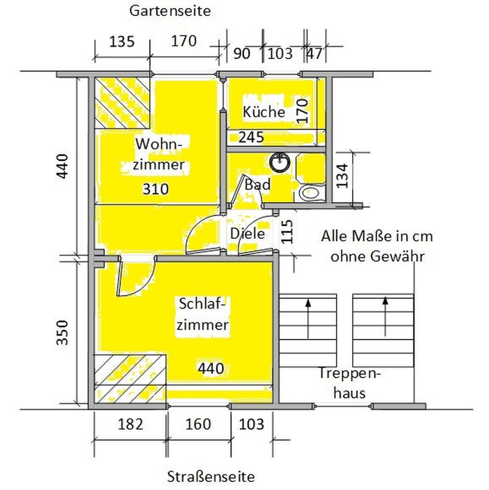 Thumbnail-2-Zimmer-Wohnung mit schöner Aussicht