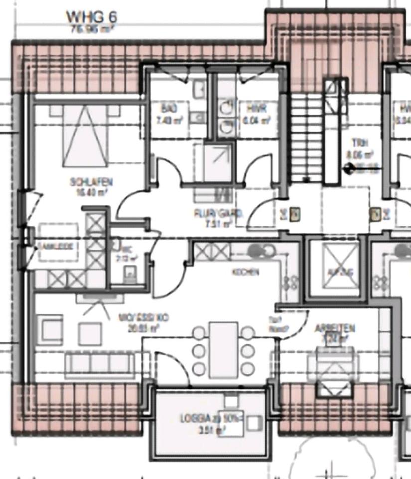Thumbnail-Moderne 3-Zimmer Neubauwohnung mit Balkon und EBK in Edewecht