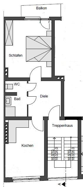 Thumbnail-Helle und freundliche 2-Raum-Wohnung zu vermieten