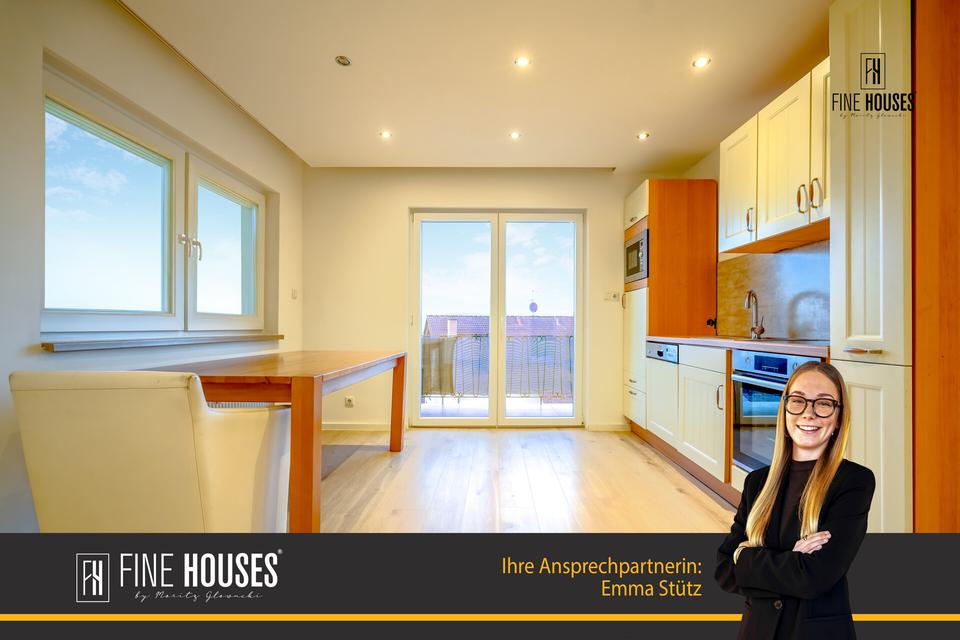 Thumbnail-Frisch sanierte 4-Zimmer-Wohnung mit Balkon & Terrasse in ruhiger, zentraler Lage von Bad König!