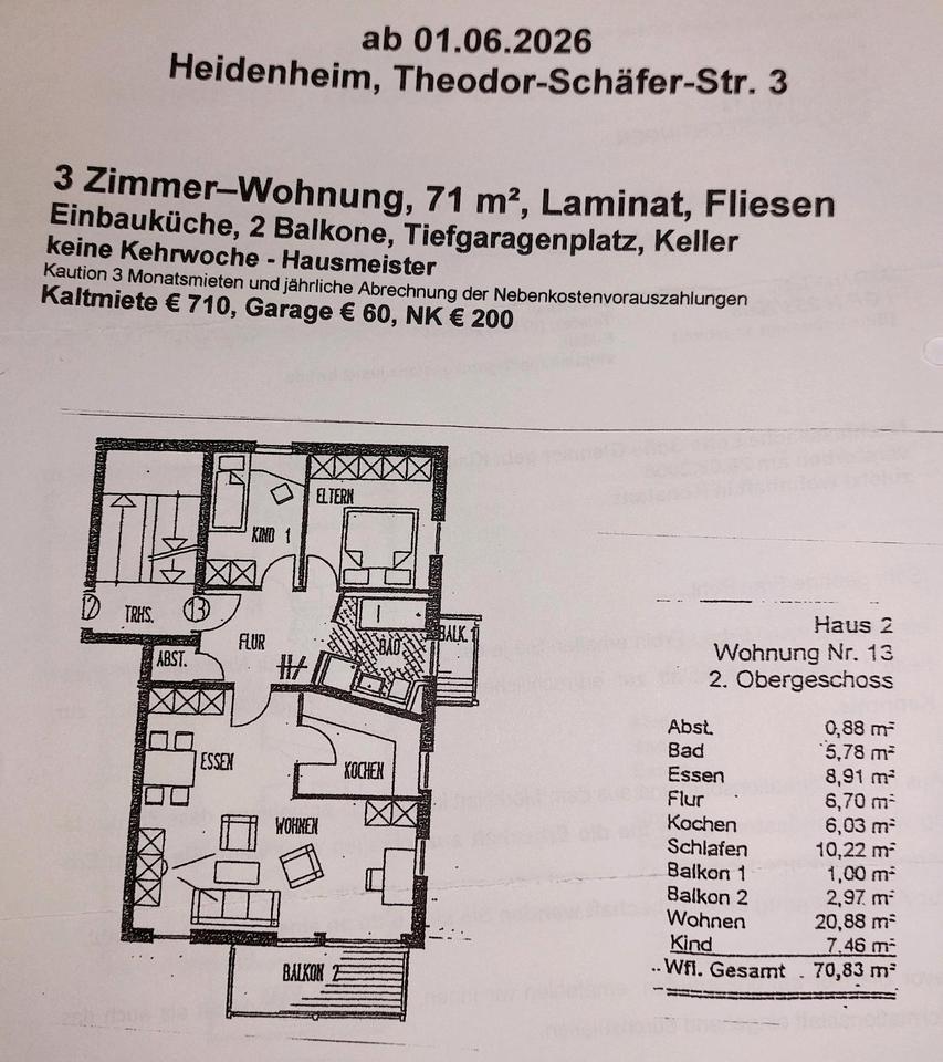 Thumbnail-3-Zi-Whg, HDH Innenstadt, 71 qm