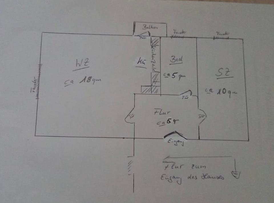 Thumbnail-Helle 2-Zimmer-Wohnung mit Balkon in Lehe – Mecklenburger Weg 11