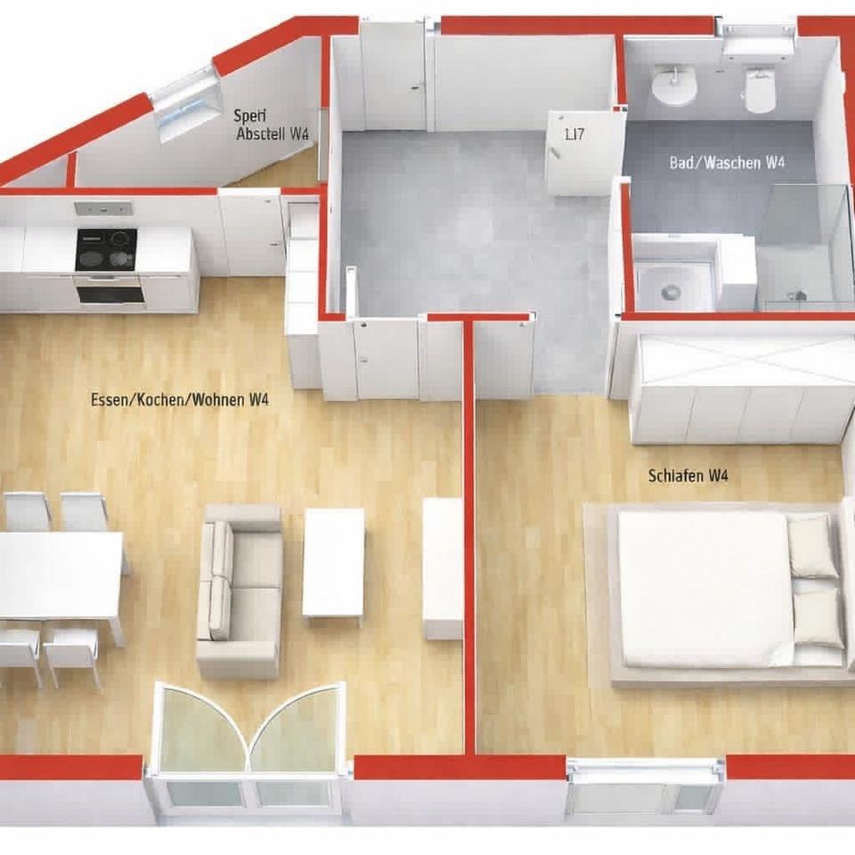 Thumbnail-Moderne 2‑Zimmer‑Neubauwohnung (60 m²) – Erstbezug