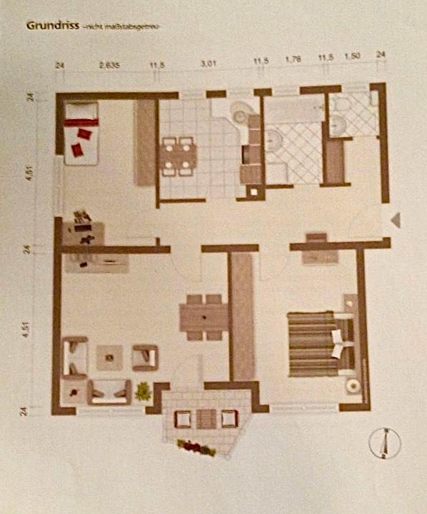 Thumbnail-Gemütliche 3-Zimmer Wohnung in Wangen-Epplings