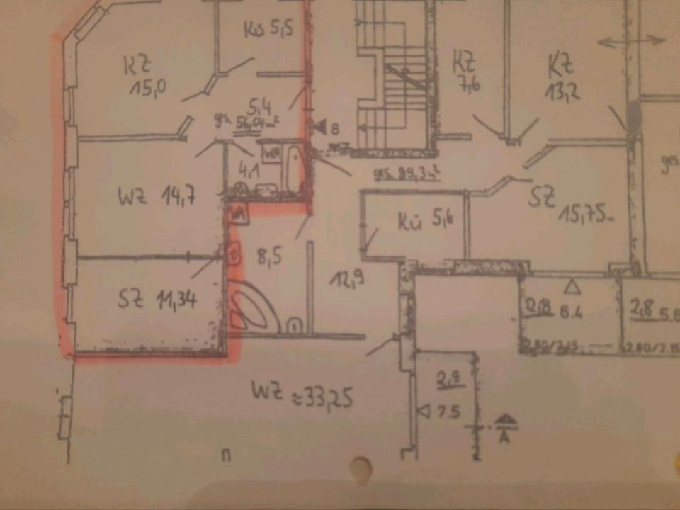 Thumbnail-4-Raum-Wohnung, 95m², Erstbezug nach Renovierung