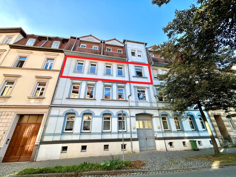 Thumbnail-Attraktive 3-Raum Mietwohnung mit überdachtem Balkon und neuer Einbauküche in Zentrumsnähe von Altenburg