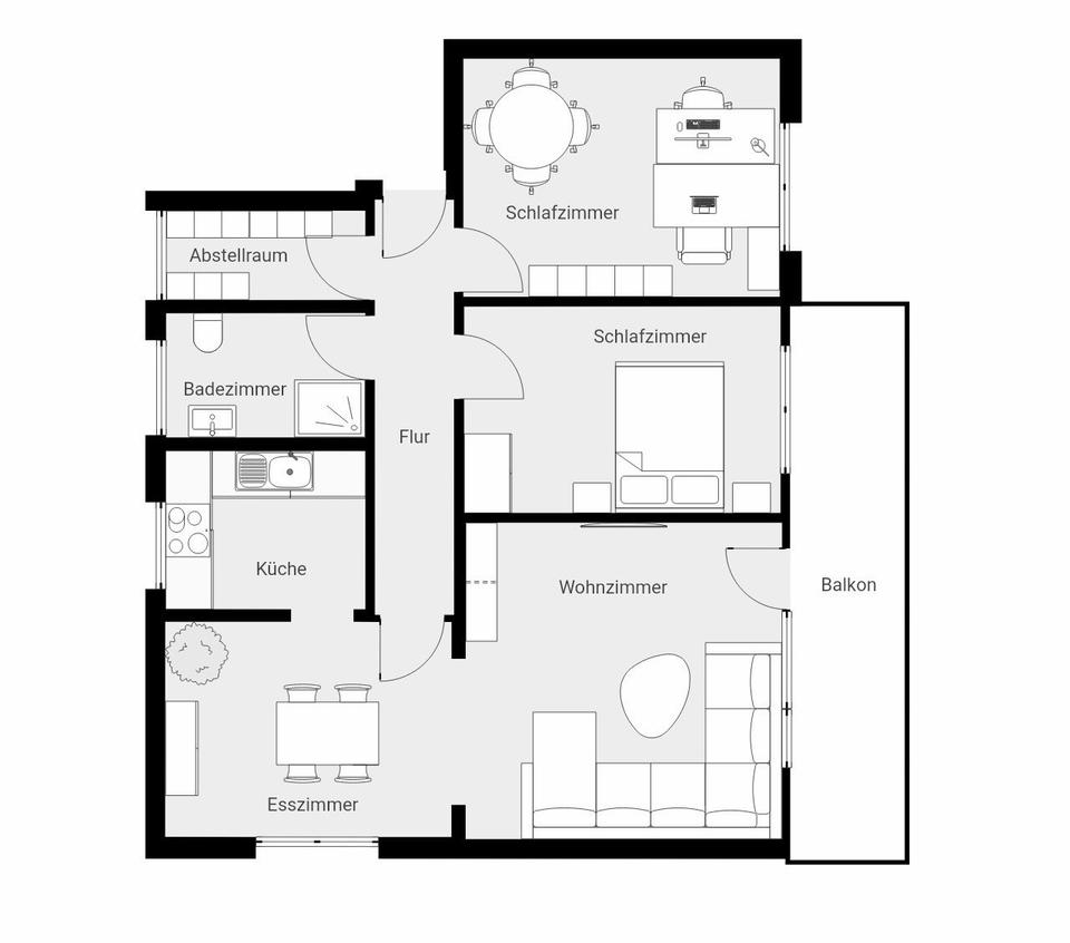 Thumbnail-Moderne 3,5 Zimmer Wohnung in ruhiger Lage von Rüthen