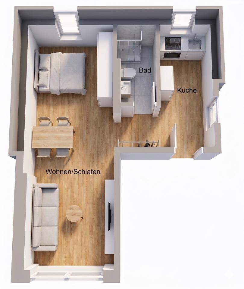 Thumbnail-Energieeffizientes Single-Apartment in Konstanz-Wollmatingen