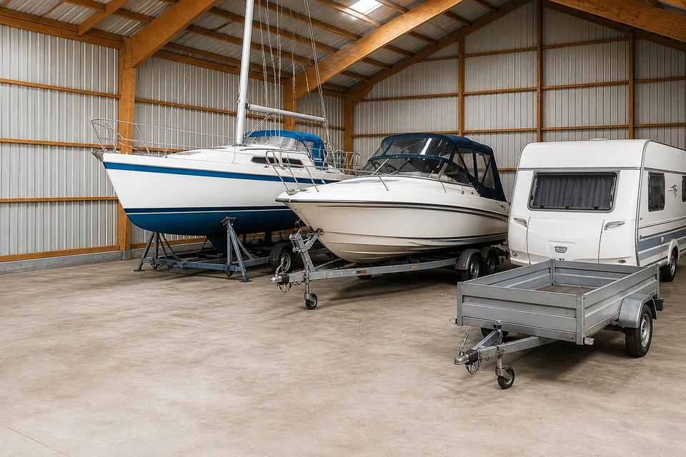 Thumbnail-Winterlager für Segelboote, Motorboote, Wohnwagen, Anhänger etc.
