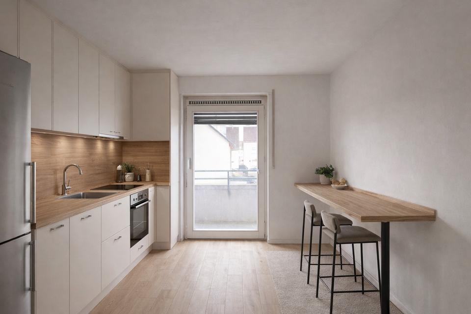 Thumbnail-Helle, kernsanierte 3-Zimmer-Wohnung in Friesenheim