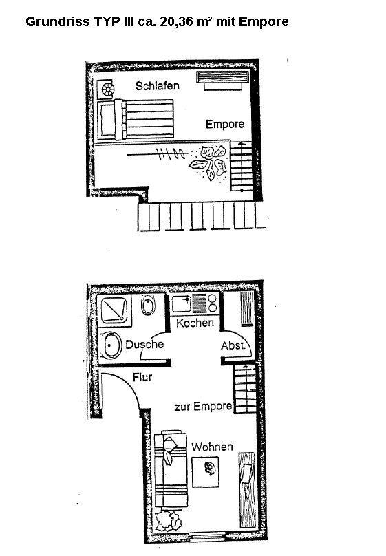 Thumbnail-Studentenwohnung Pendlerwohnung Maisonette