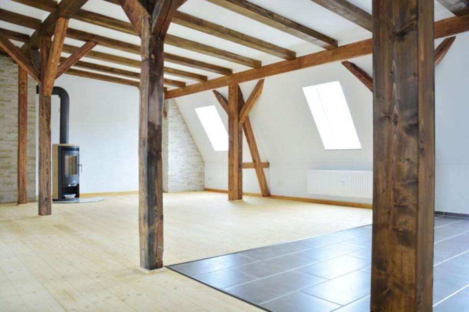 Thumbnail-mega 4RW, Maisonette, Kamin, Dielen, Dachloggia in Münchenbernsdorf