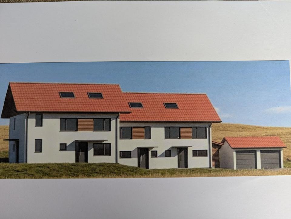 Thumbnail-Haus Baugrundstück projektiertes Reihenmittelhaus provisionsfrei