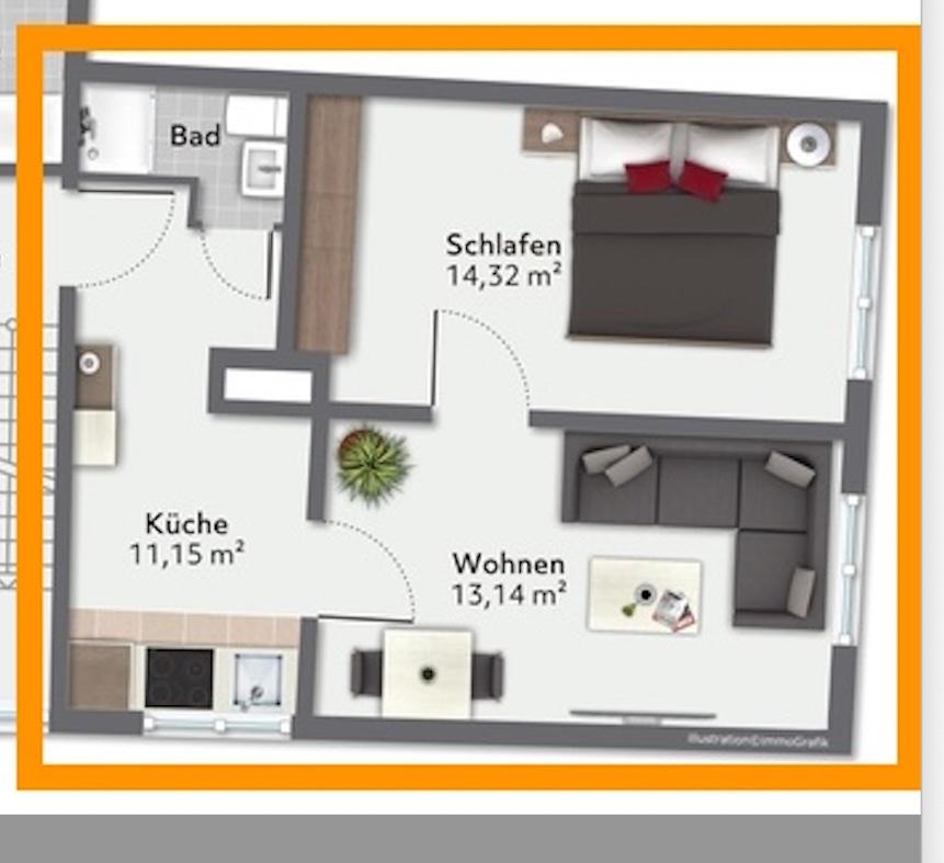 Thumbnail-2 Zimmer Wohnung in Ober Mörlen