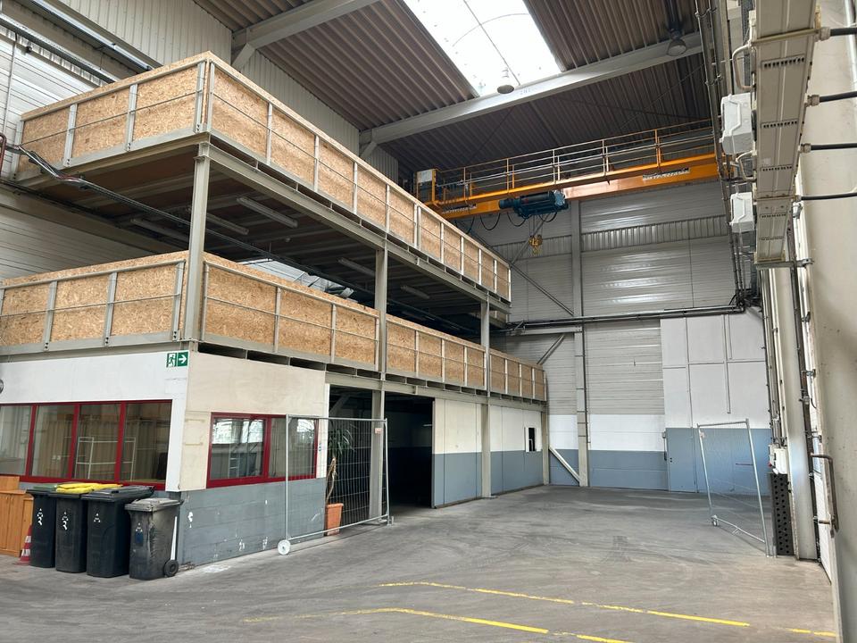 Thumbnail-“Gewerbehalle 286m² mit - Büro - Lagerbühne - Kran”