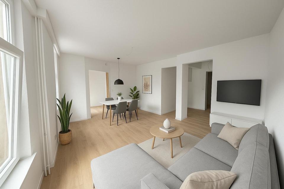 Thumbnail-Erdgeschosswohnung in Pewsum, Krummhörn mit Garten zu vermieten