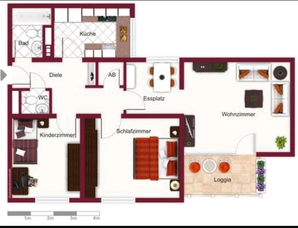 Thumbnail-vermietete 3 Zim Wohnung Radevormwald