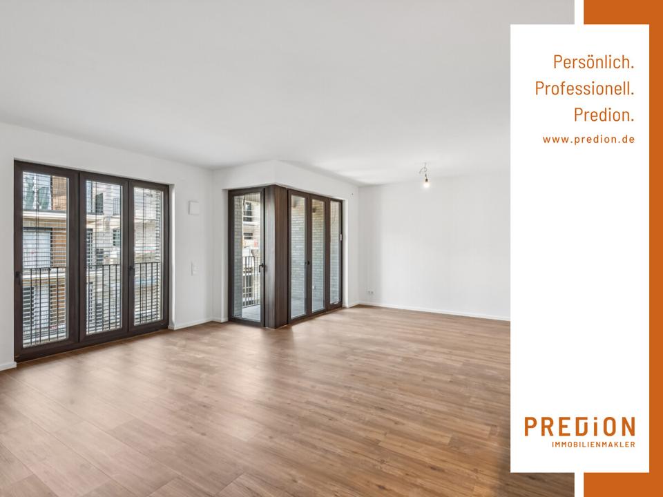 Thumbnail-Großzügige 2-Zimmer-Wohnung mit Einbauküche im exklusiven Neubauquartier Deiker Höfe