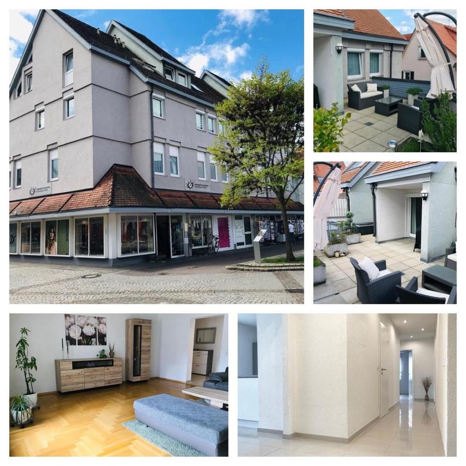 Thumbnail-4-Zimmer-Stadtwohnung, große Terrasse & EBK in zentraler, ruhiger Bestlage in Lahr