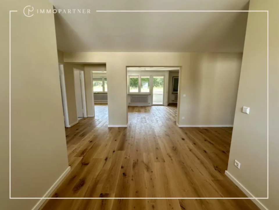 Thumbnail-Erstbezug nach Sanierung: Helle 3,5-Zi.-Wohnung mit Einbauküche & 2 Balkonen im Grünen