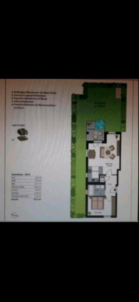 Thumbnail-2 Zimmer Eigentumswohnung, Top Lage, 60qm , zzg. Garten mit 95qm