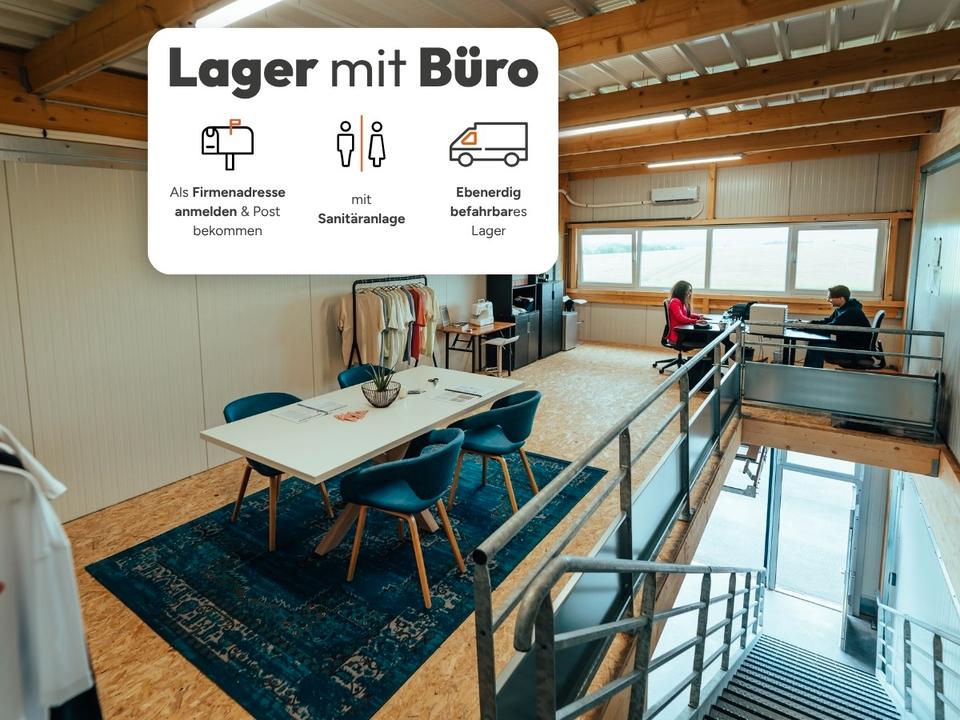 Thumbnail-110m² Lager mit Büro, Gewerbeflächen in Hattersheim zur Miete!