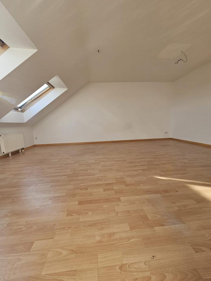 Thumbnail-Helle, moderne 2-Raum-Dachgeschosswohnung mit Blick in den Auwald