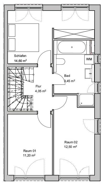 Thumbnail-Erstbezug Einfamilienhaus in Feldrandlage