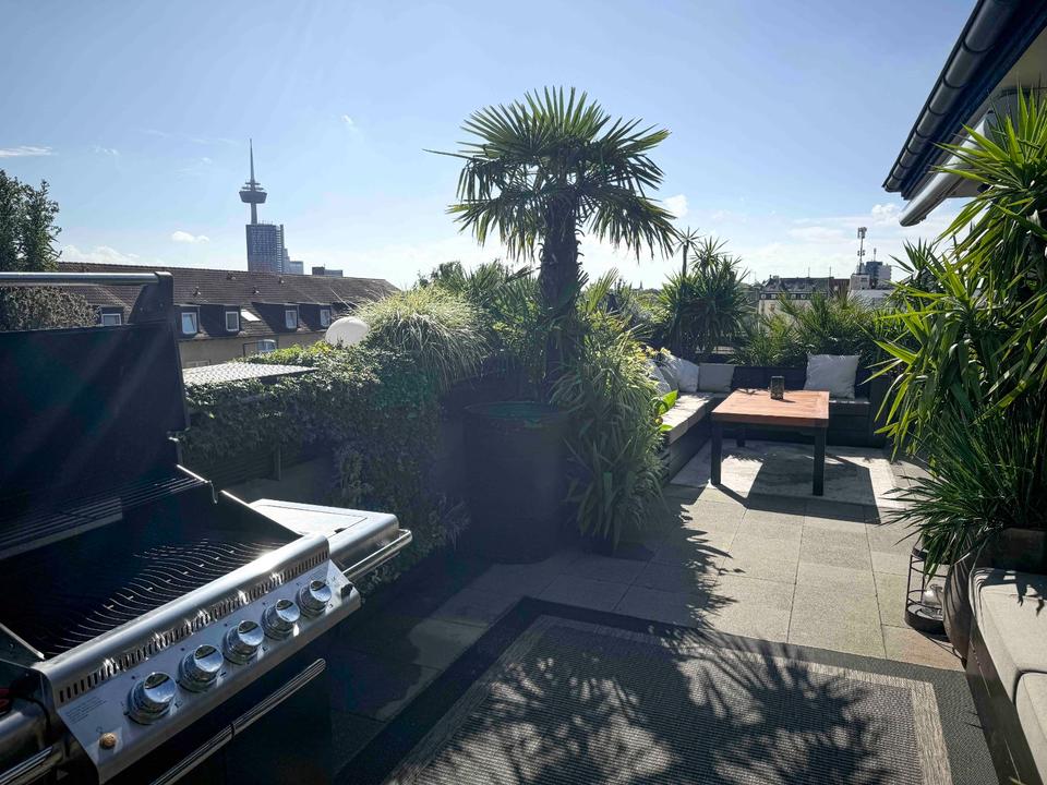 Thumbnail-Wunderschöne Penthouse Wohnung zur Zwischenmiete Köln (MaiJuni)